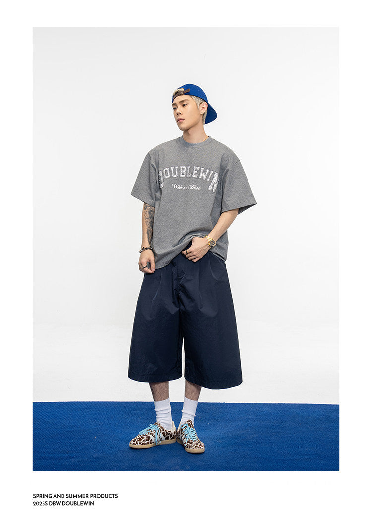 Loose-fit Round-Neck Casual T-Shirt
