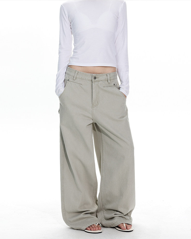 Minimalist Deconstructed Design Jeans