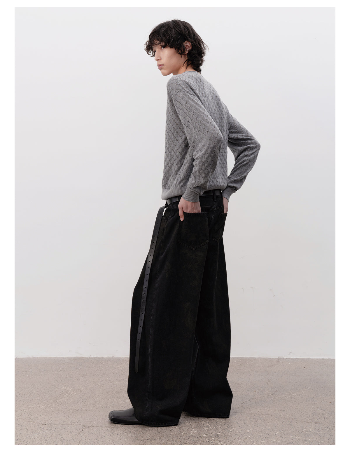 Washed black jeans – ULTIMUS