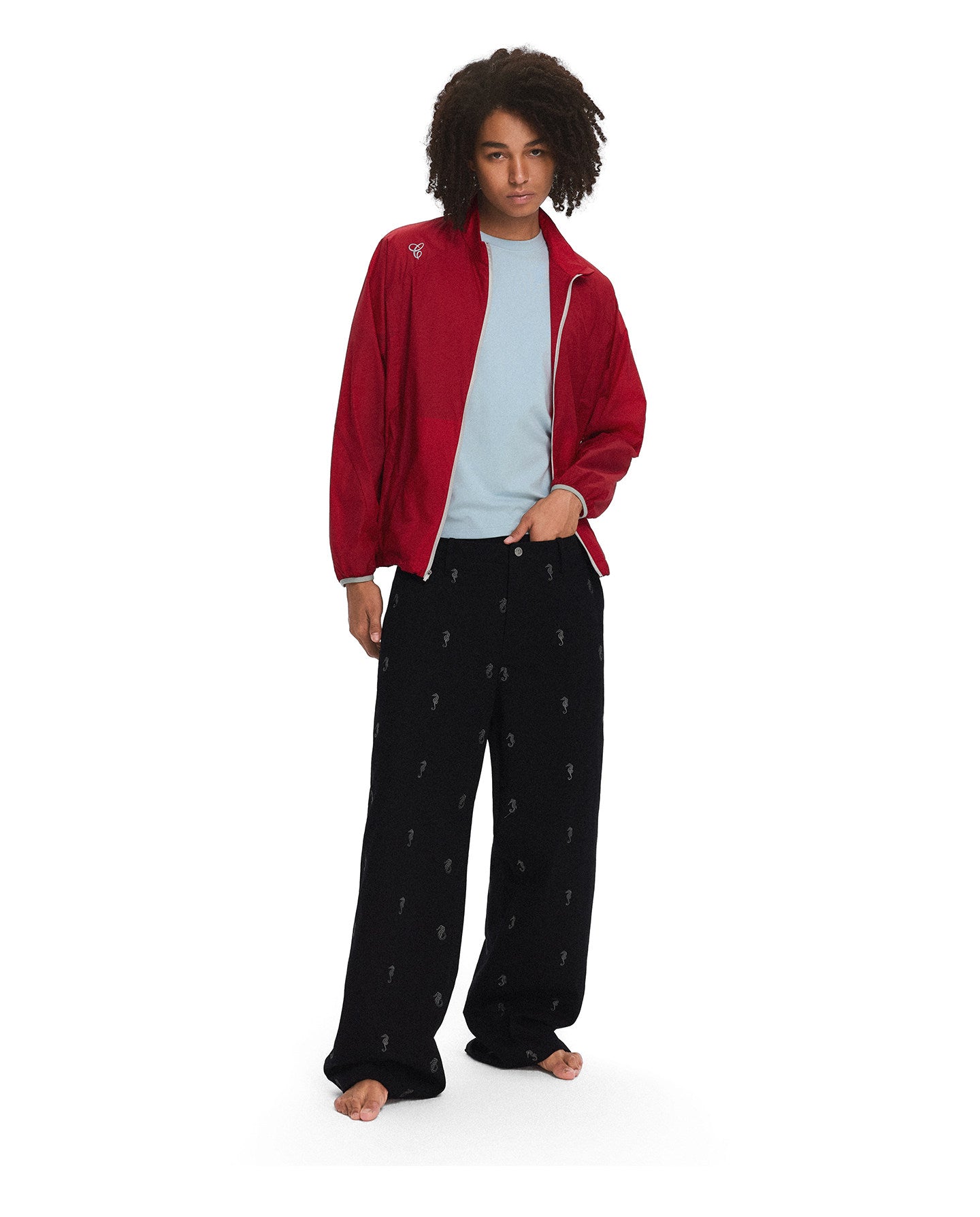 Vintage-Style Embroidered Street Casual Pants