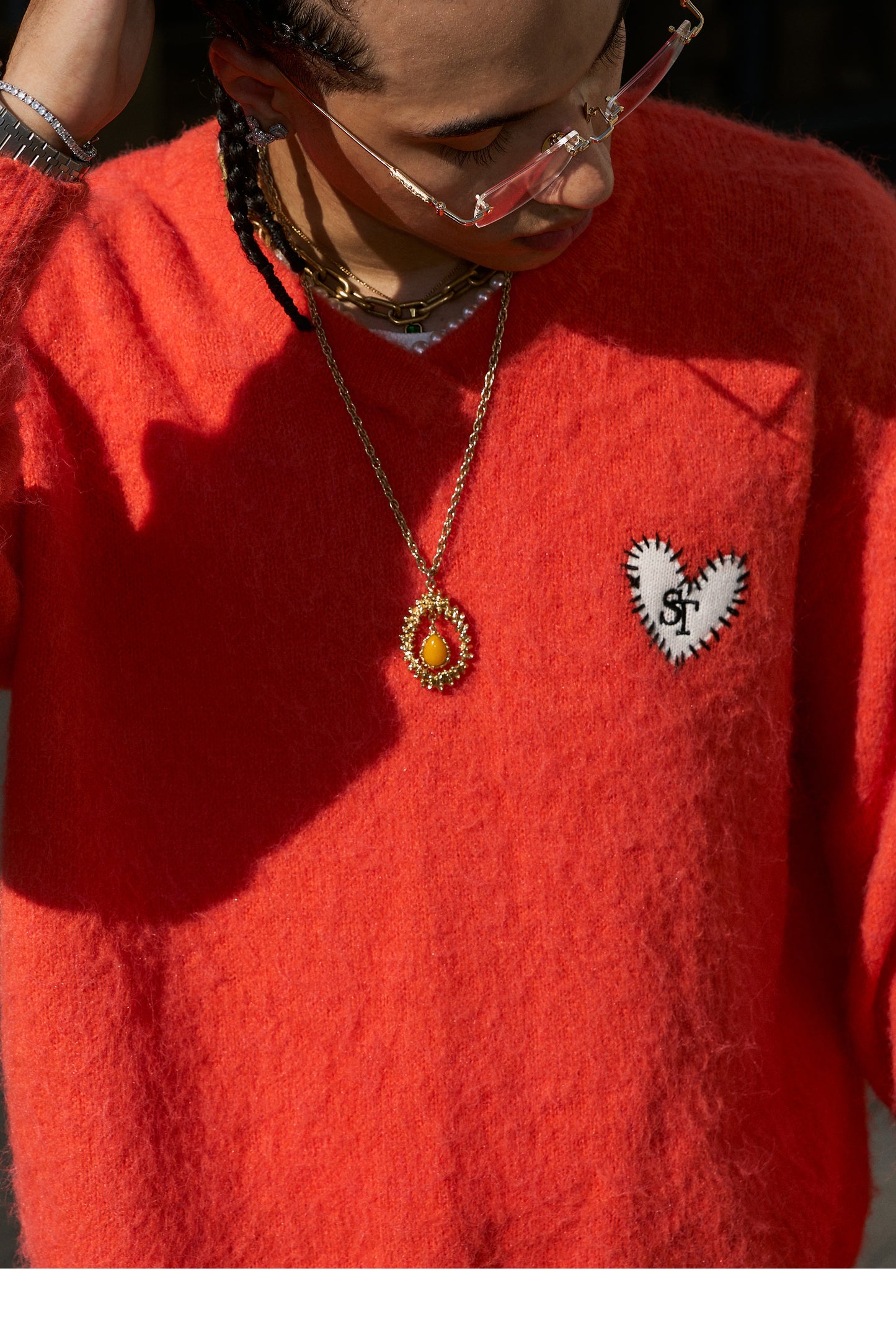 Wool Blend V-Neck Knit