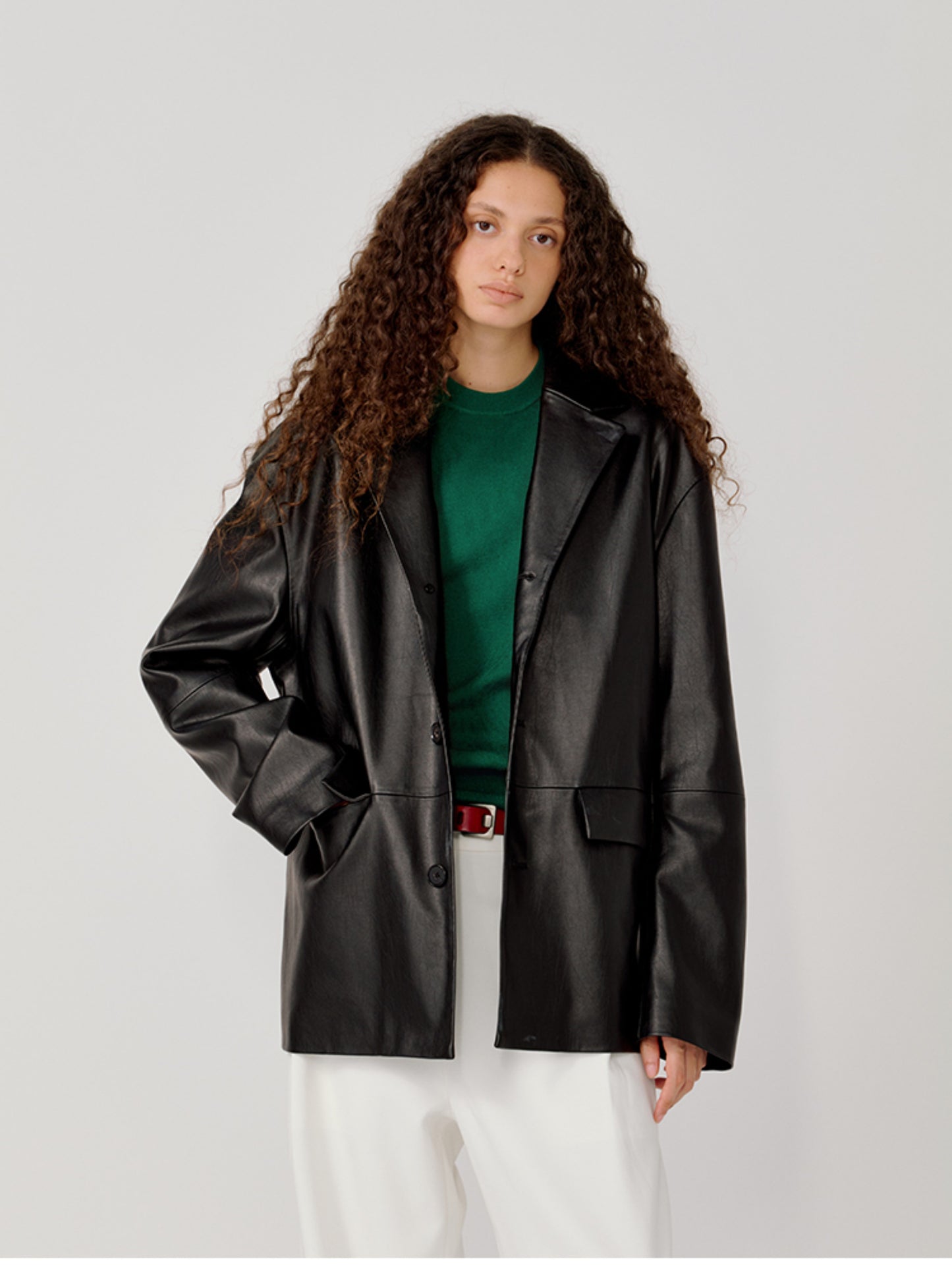 Vintage Eco Leather Jacket