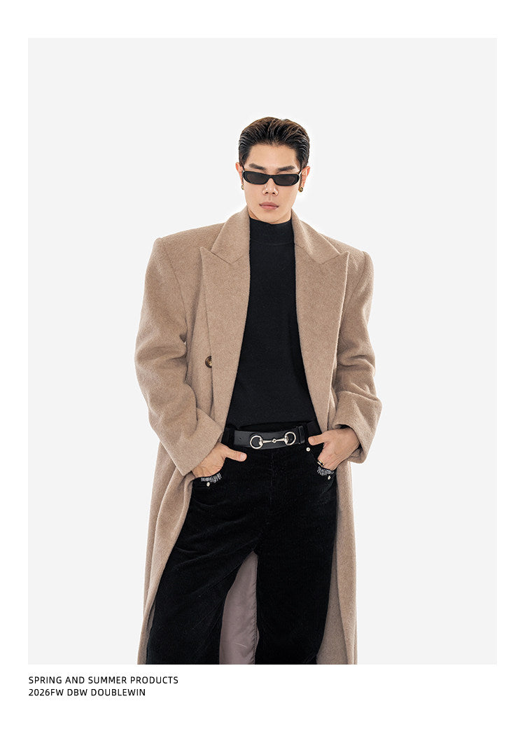 Simple Wool Long Coat