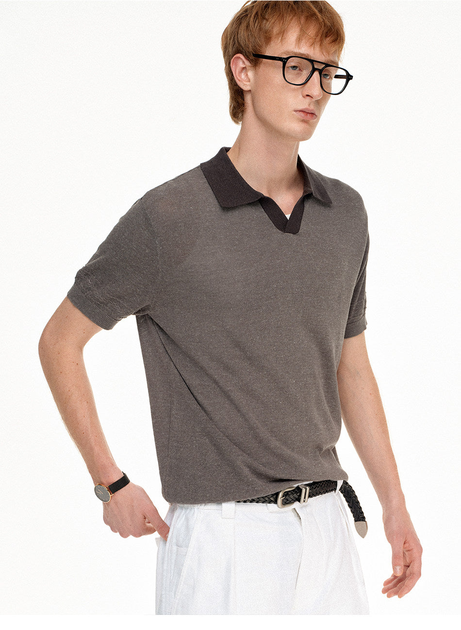 Contrast Polo Shirt