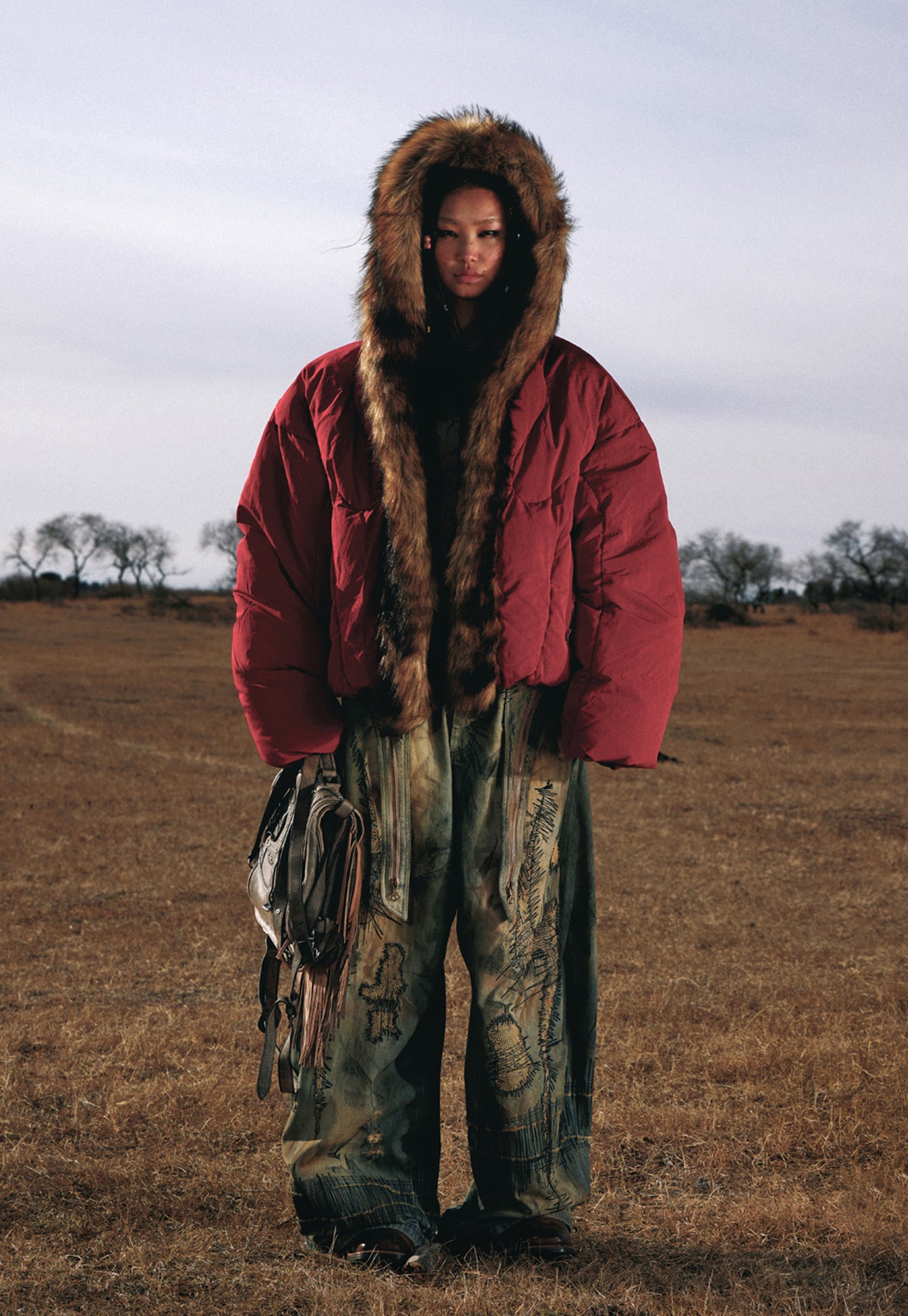 Patch Embroidered Jeans