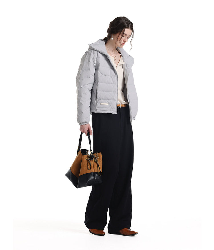 V-Shaped Lightweight Down Jacket