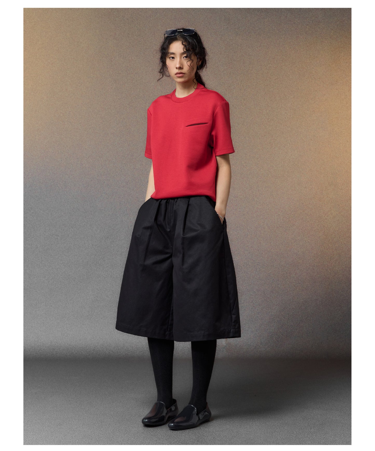 T-Shirt with Air Layer Pocket