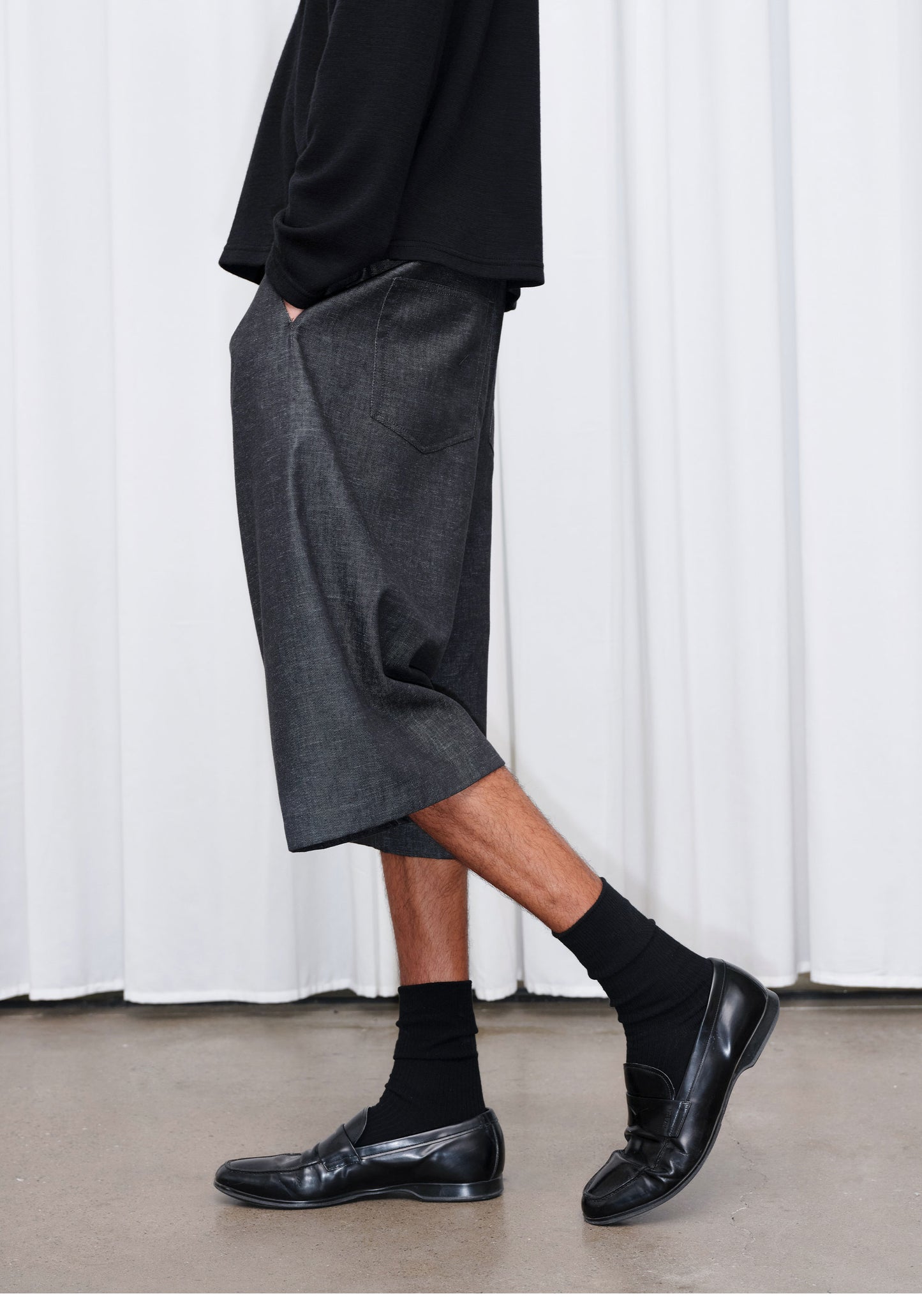 Relaxed-Fit Mid-Length Shorts