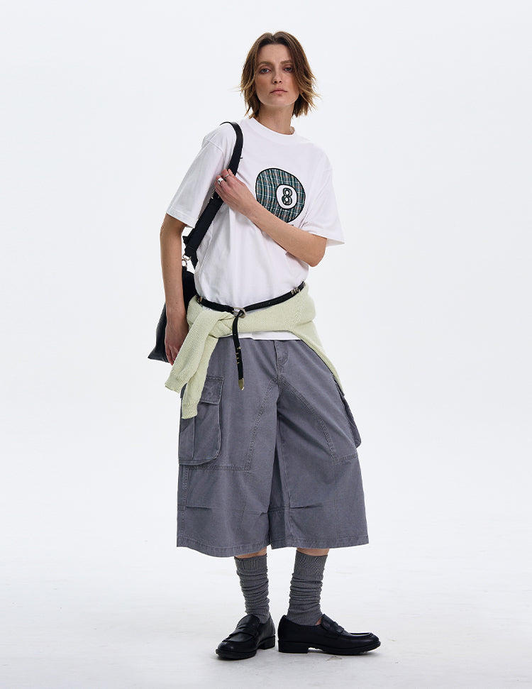 Embroidery Print T-Shirt