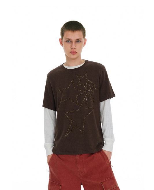 Hot Diamond Round-Neck T-Shirt