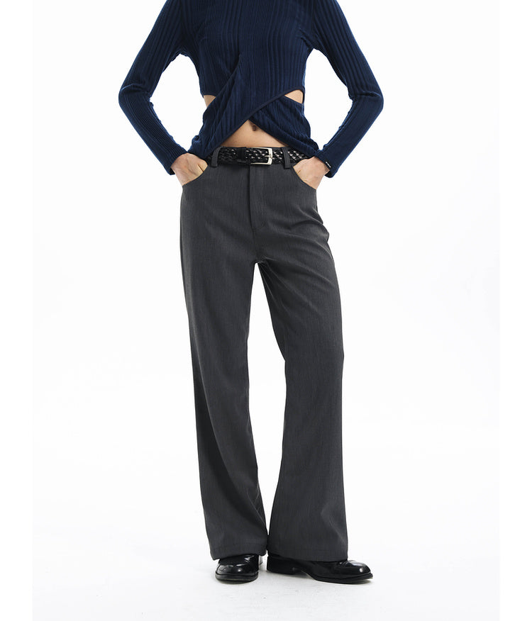 Micro Flare Slim Casual Pants