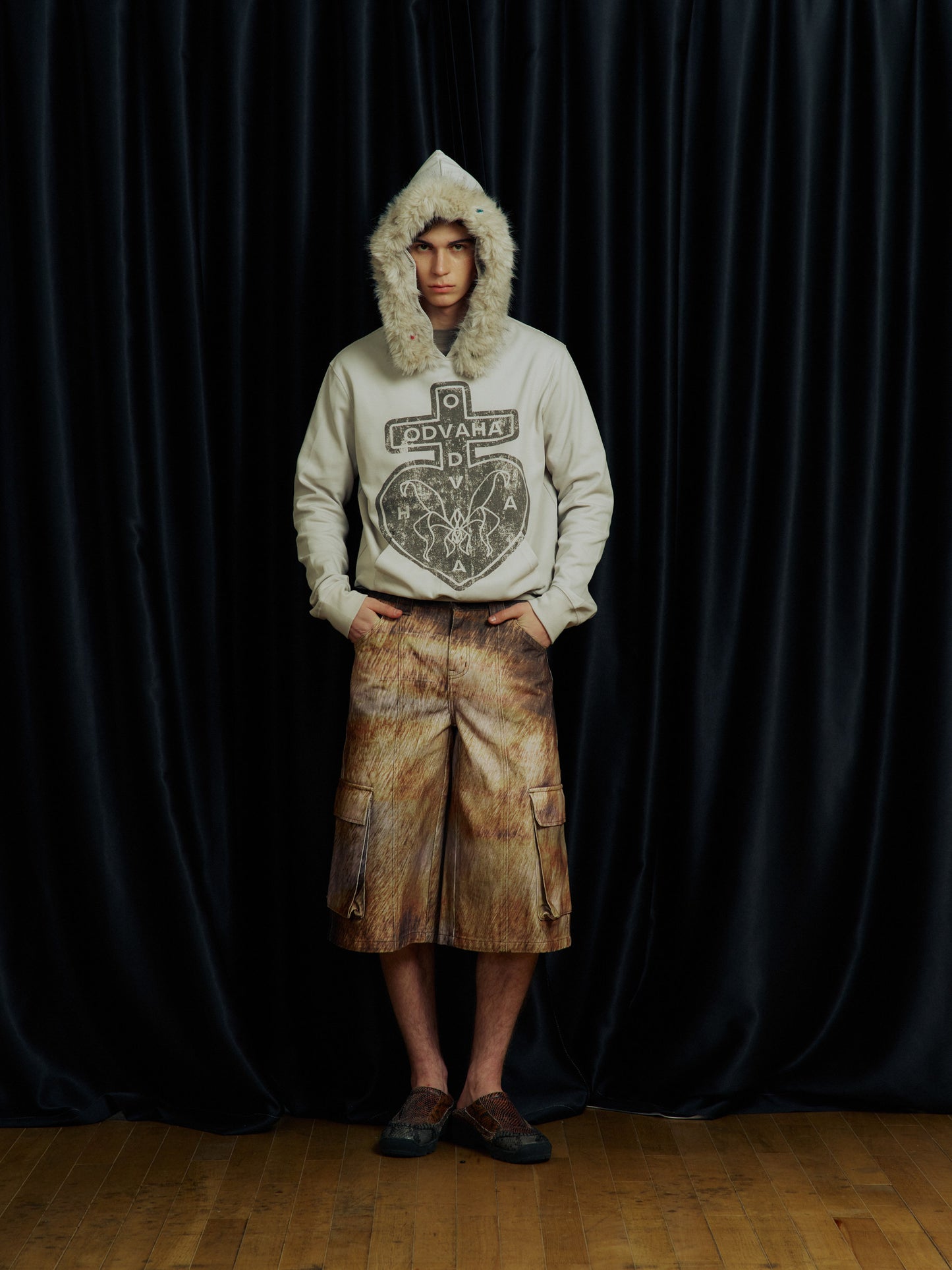 3D-Printed Denim Shorts