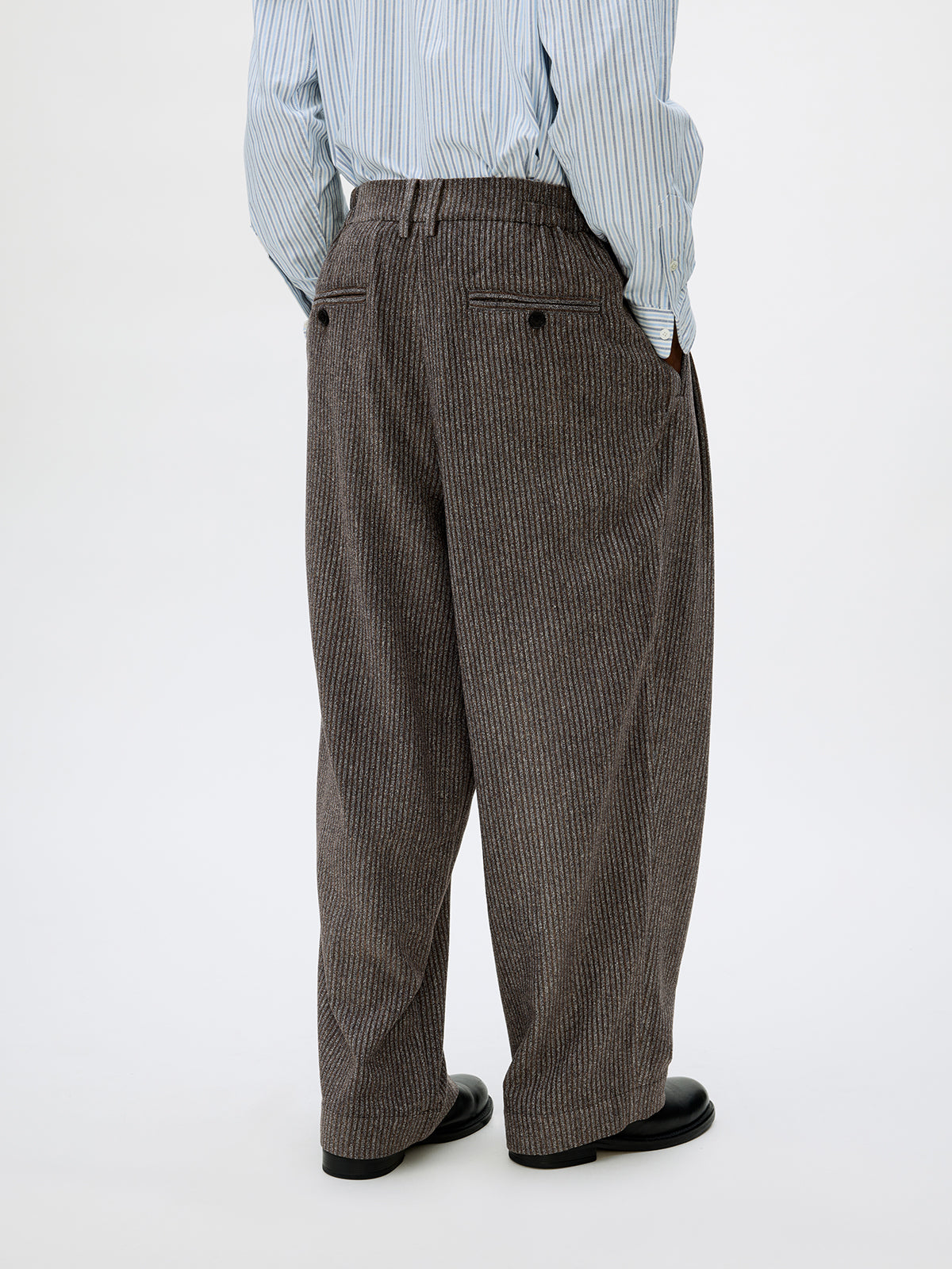 Loose Double-Pleated Casual Pants