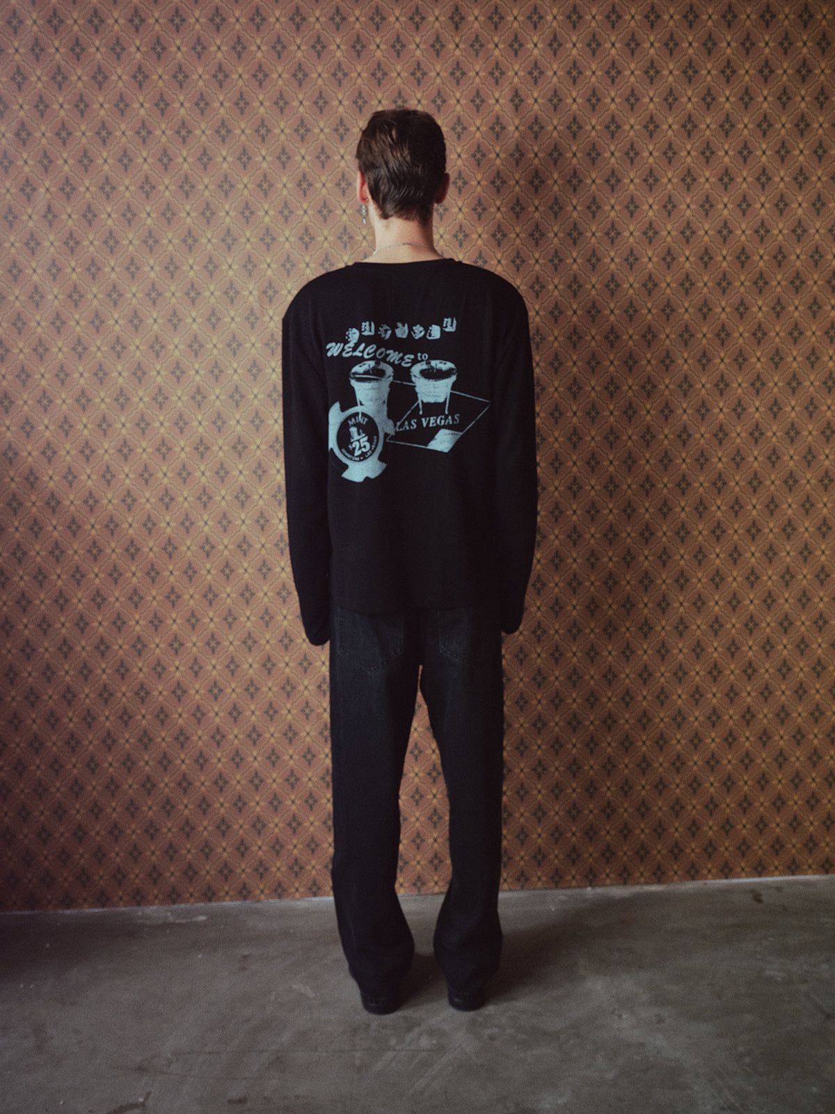 Waffle Henley Collar T-Shirt