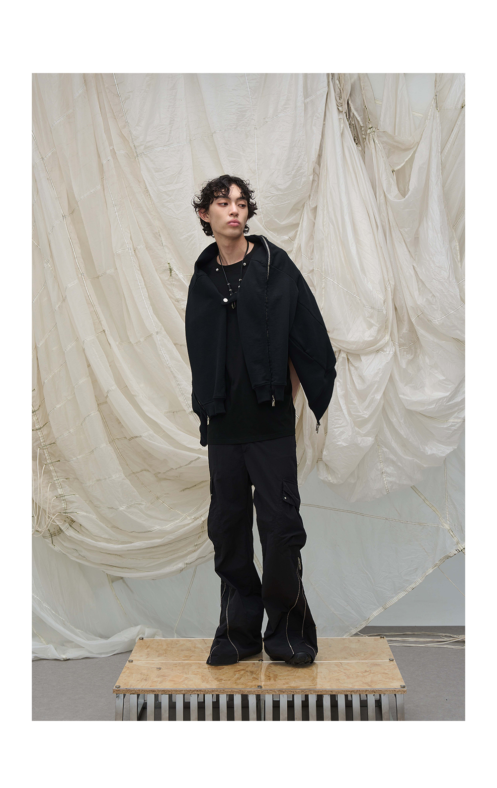 Detachable Zipper Sweatshirt