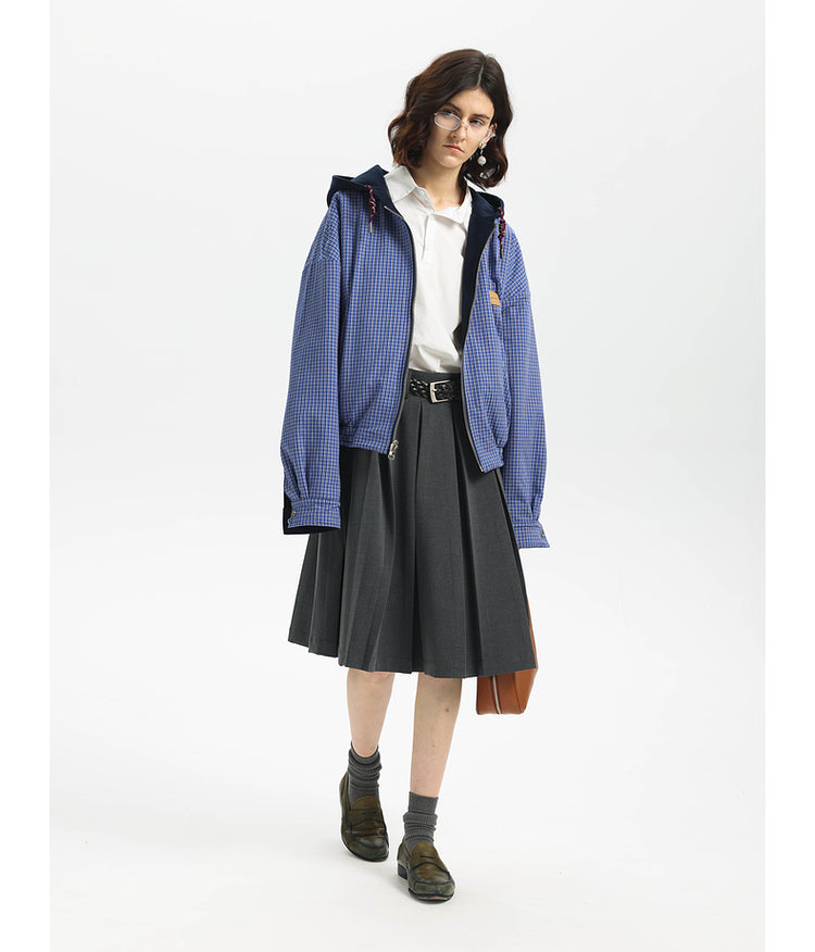 Reversible Checked Jacket