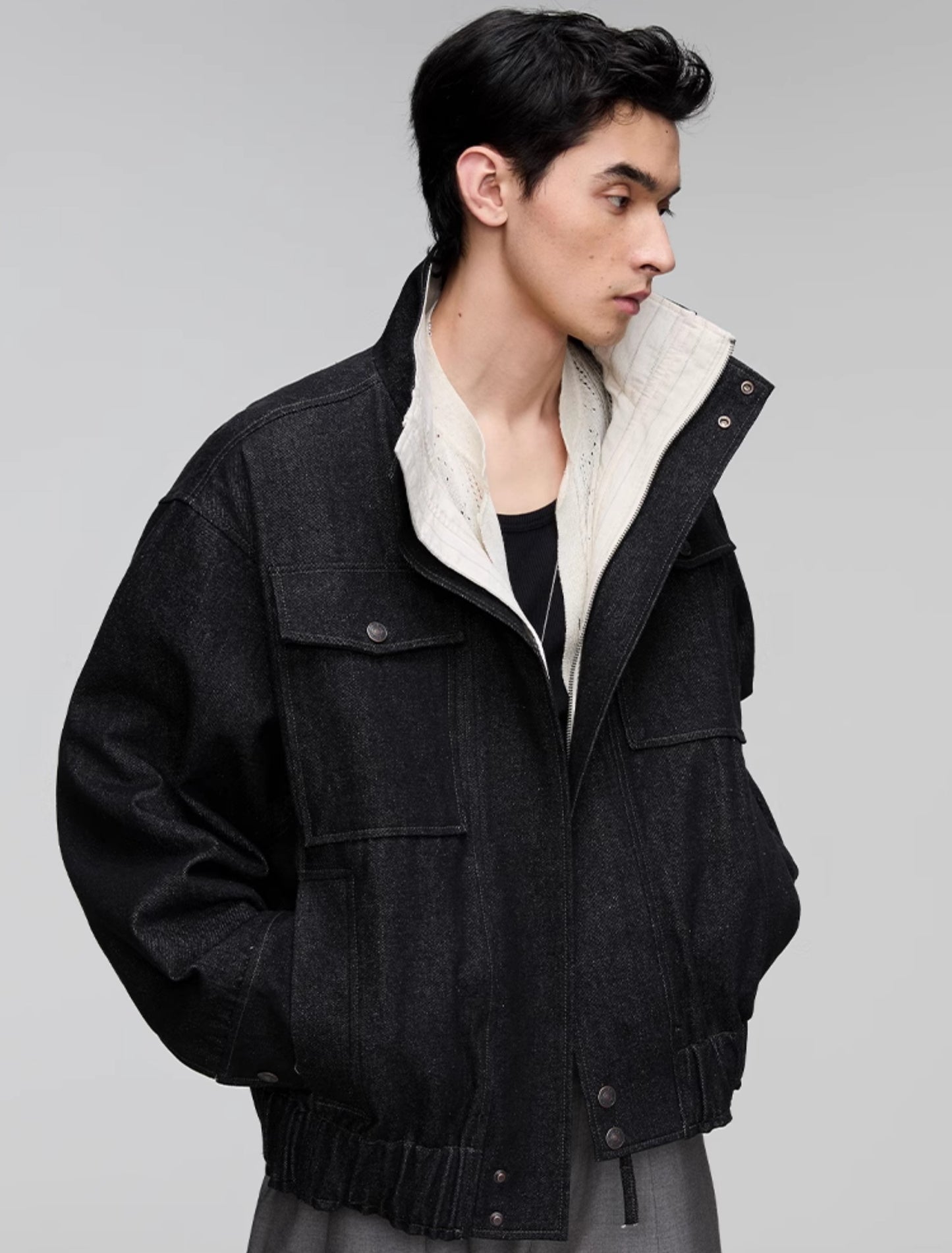 Patchwork Loose Denim Jacket