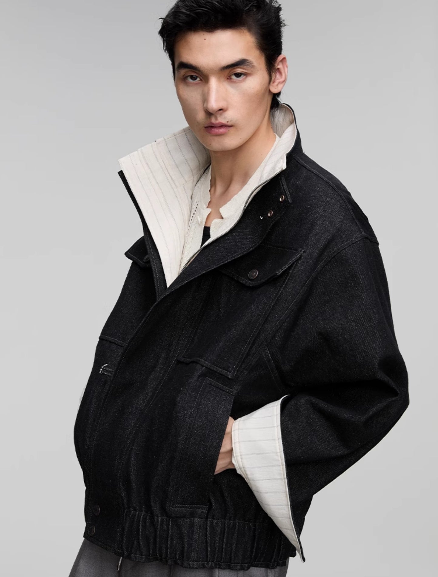 Patchwork Loose Denim Jacket