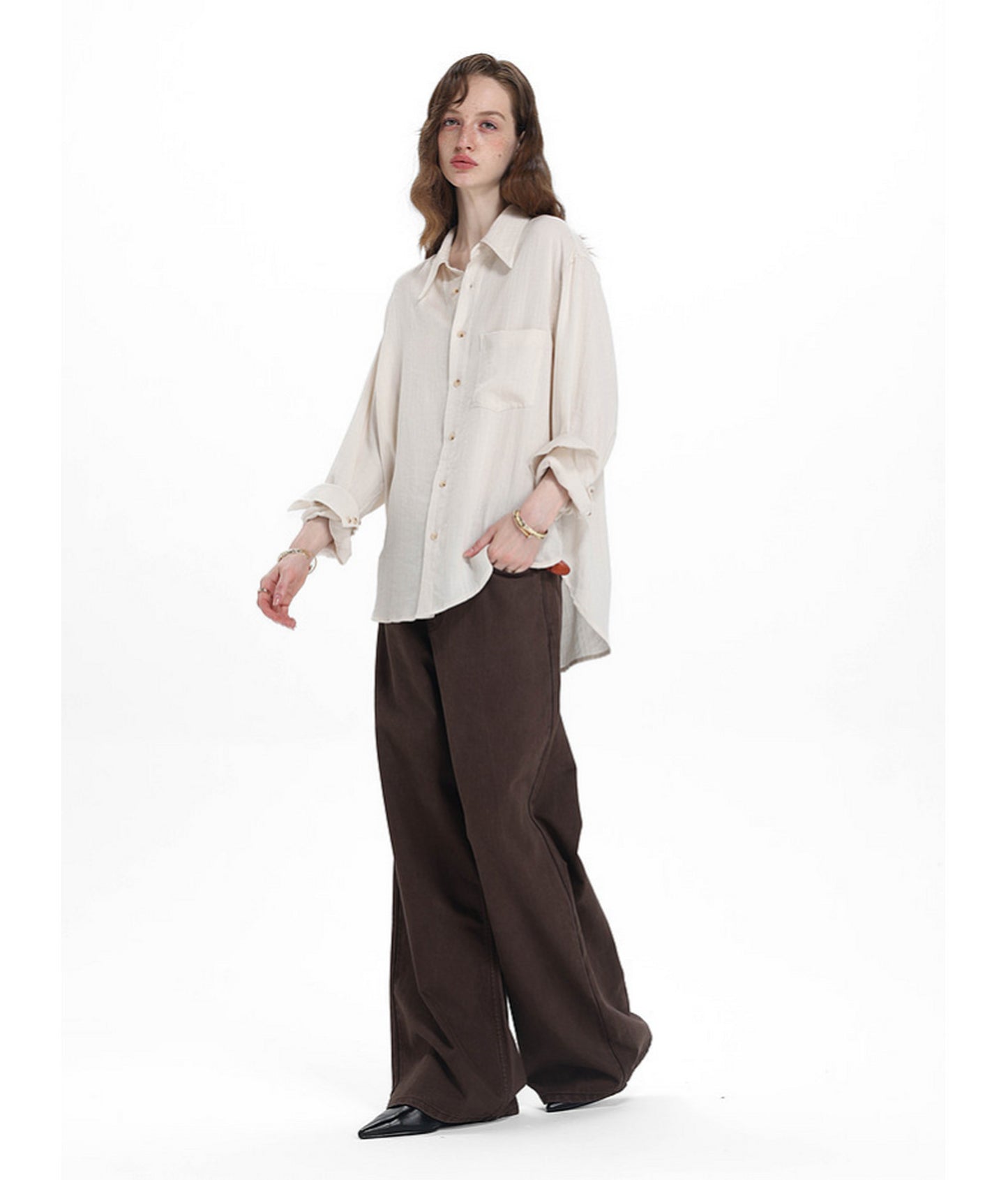 Relaxed Linen-Lyocell Blend Shirt