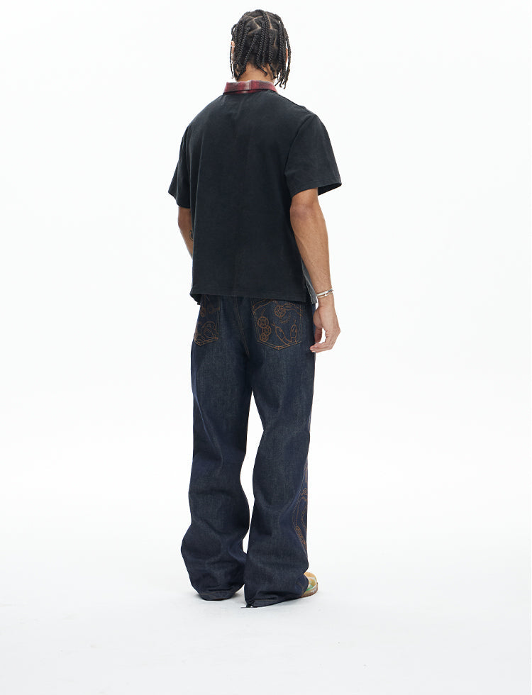 Original cow collar jeans