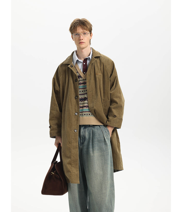 Reversible Corduroy Coat