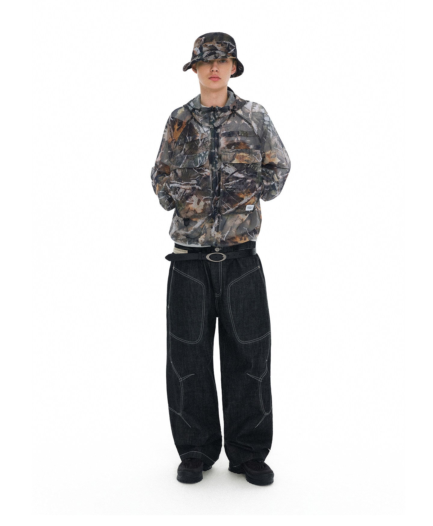 Sickle-Cut All-Season Denim Pants