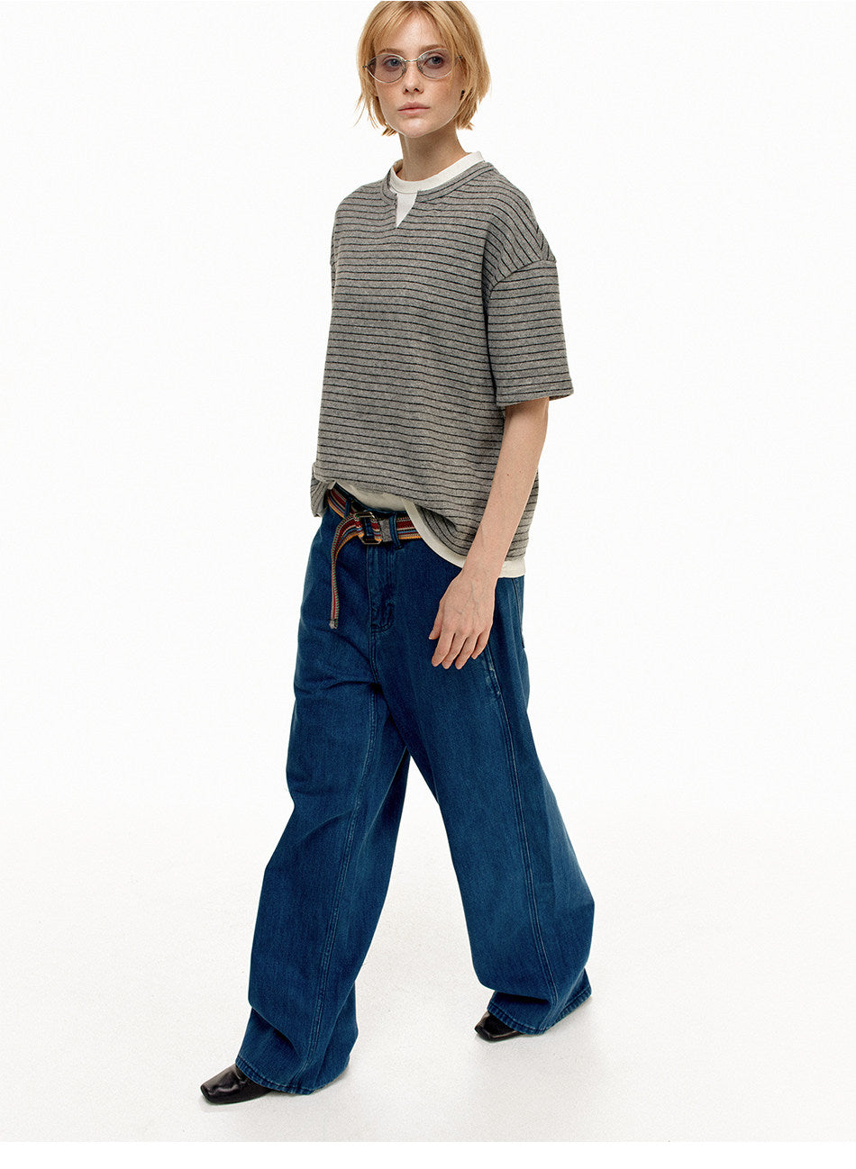 Heavyweight Wide Straight-Leg Jeans