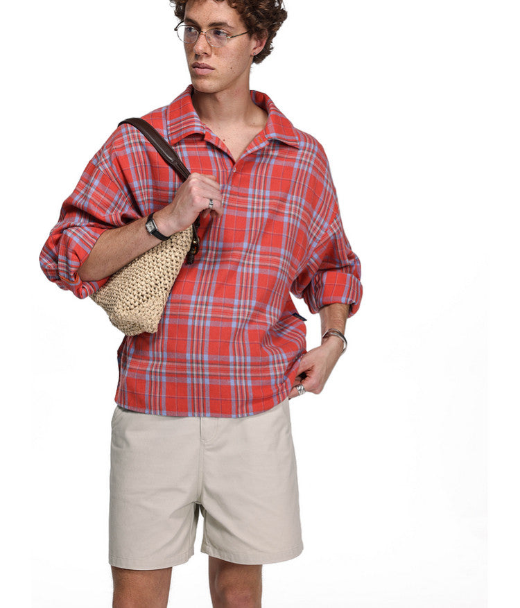 Unisex Open-Neck Shirt
