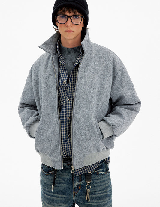 High-End Style Stand Collar Coat