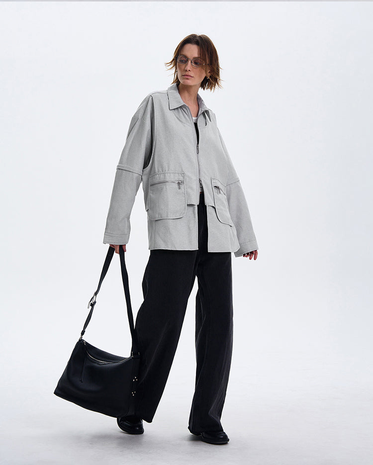 Niche high-end silhouette jacket