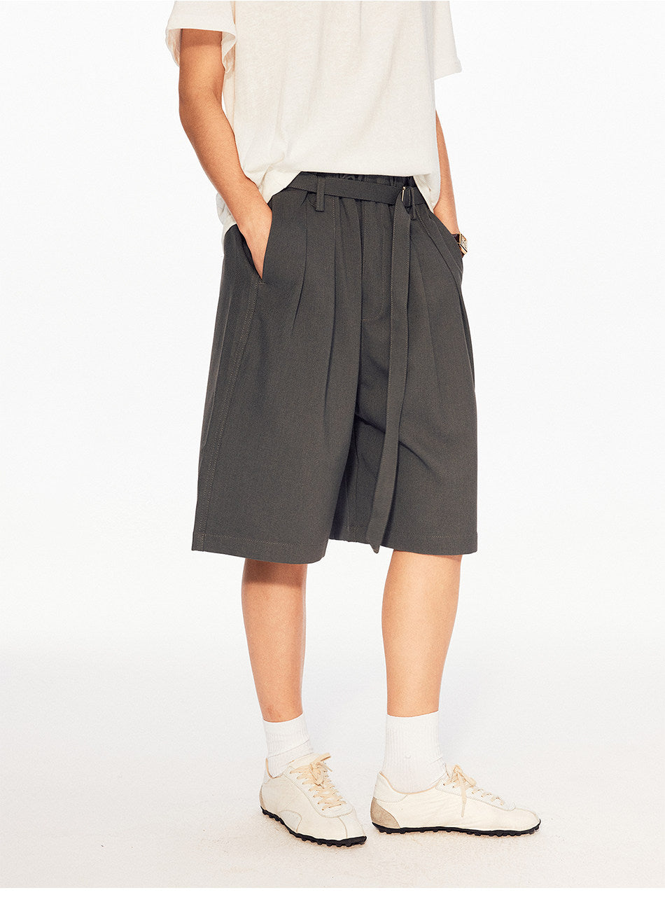 No-Iron Loose-Fit Shorts