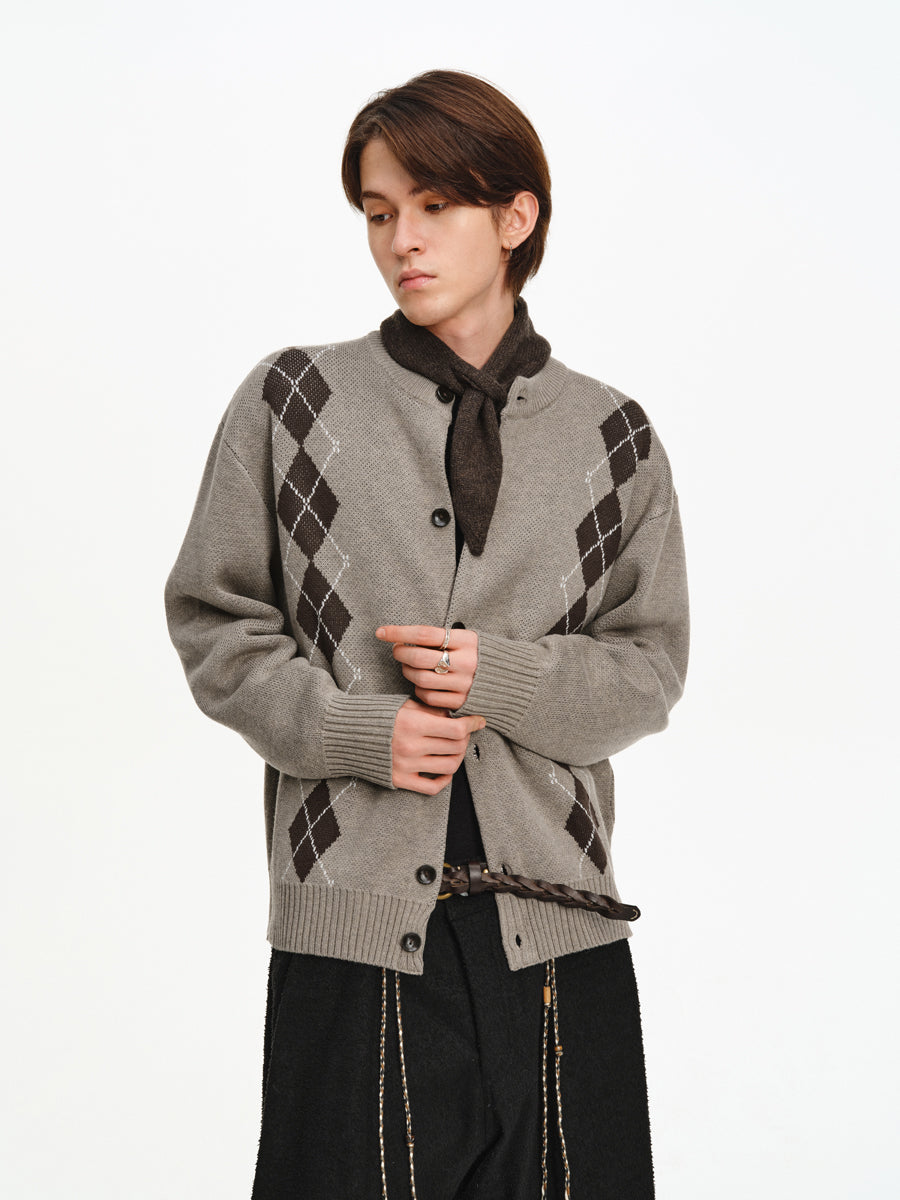 Hand-Draped Knit Cardigan