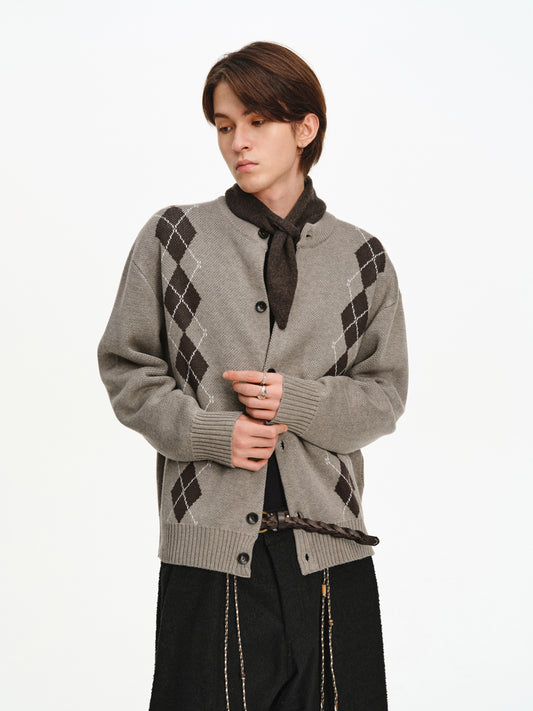 Hand-Draped Knit Cardigan