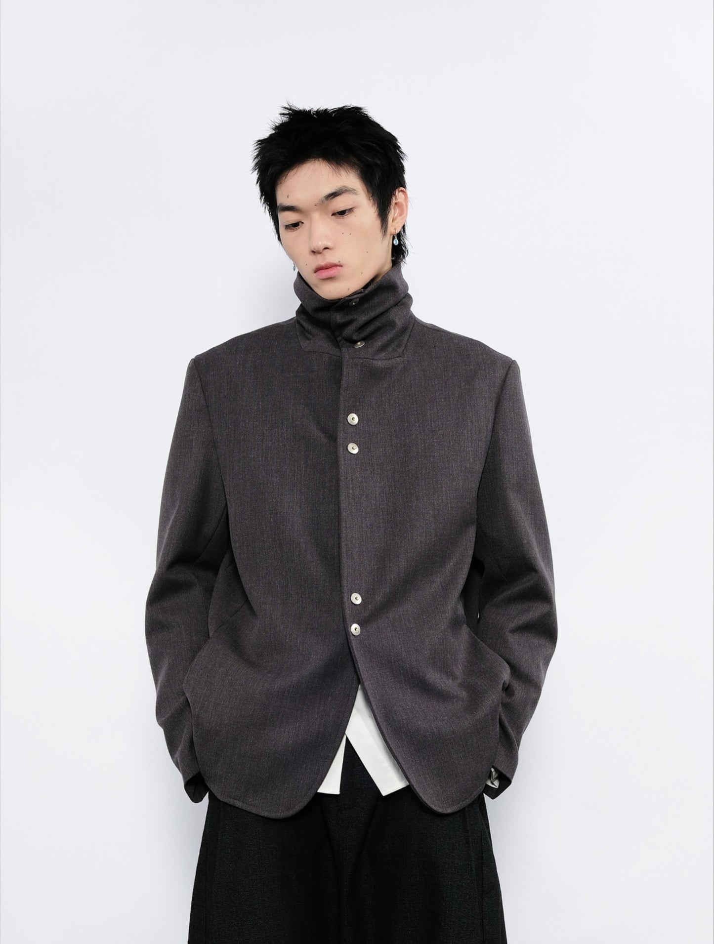 Multi-Style Metal Button Jacket