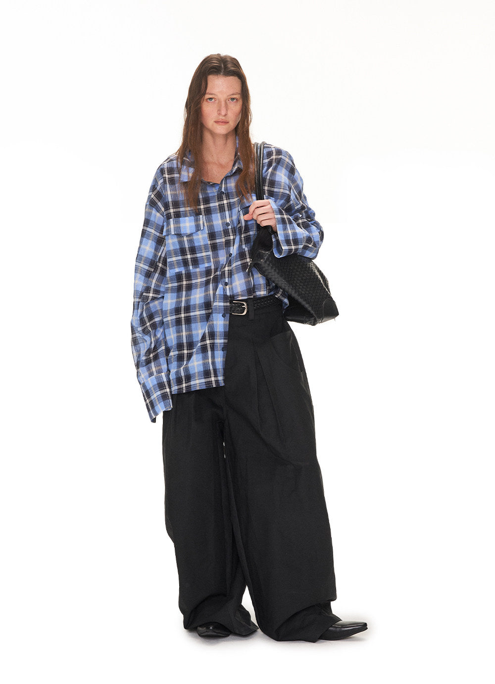 Blue Check Casual Shirt