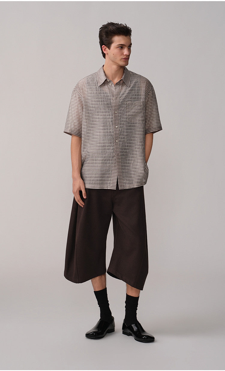 Loose-Fit Casual 3/4-Length Shorts