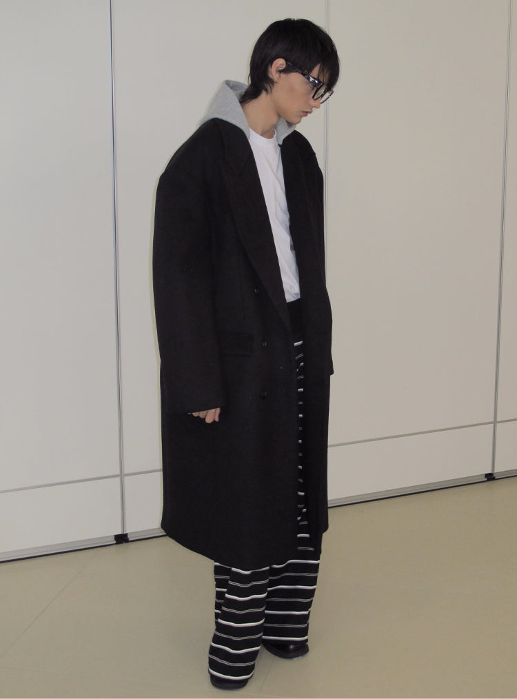 Long coat with hood