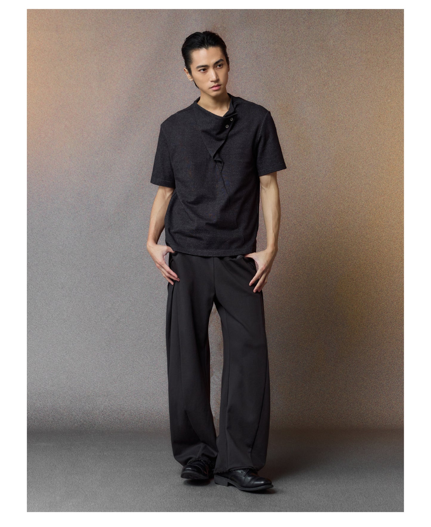 Pleated Thermitor-Style Sweatpants