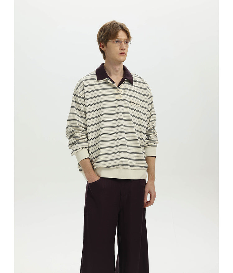 Retro College Polo Shirt