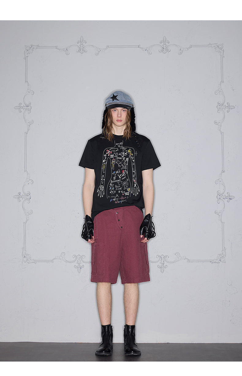 Graffiti Print Baby T-Shirt