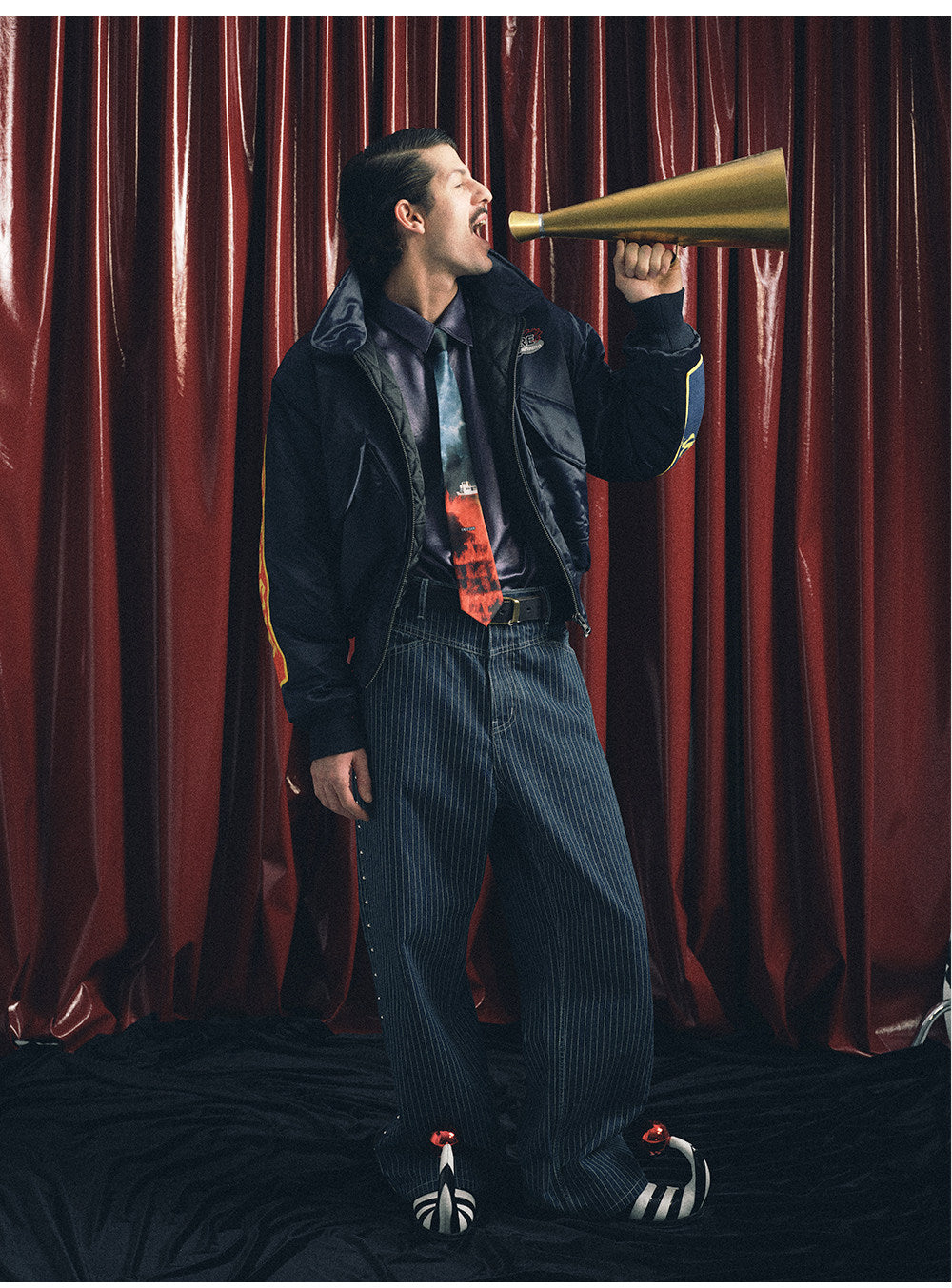 Embroidered Air Force Jacket