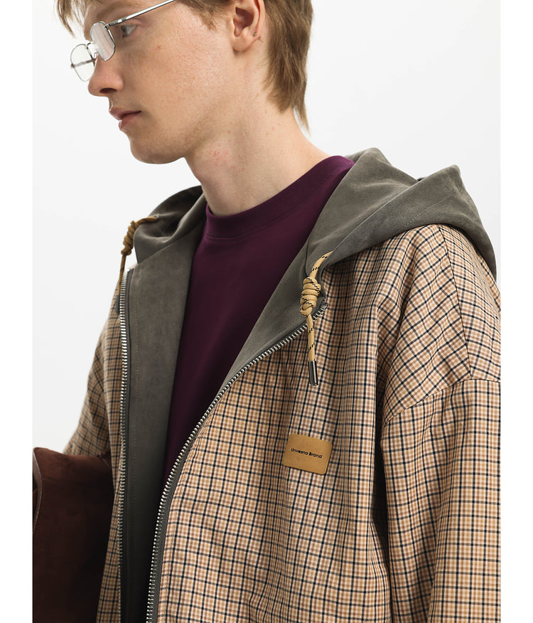 Reversible Checked Jacket