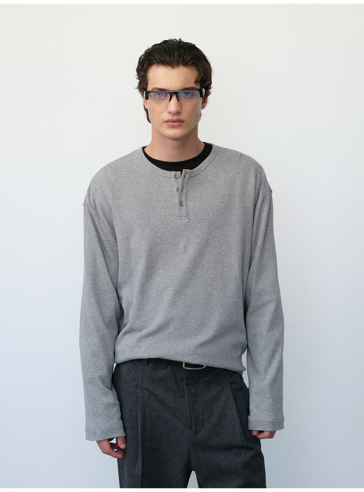Henry Collar Base Layer T-Shirt
