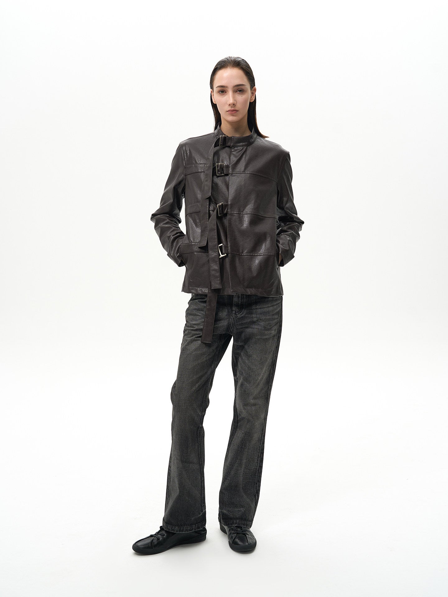 Asymmetrical Ribbon Jacket