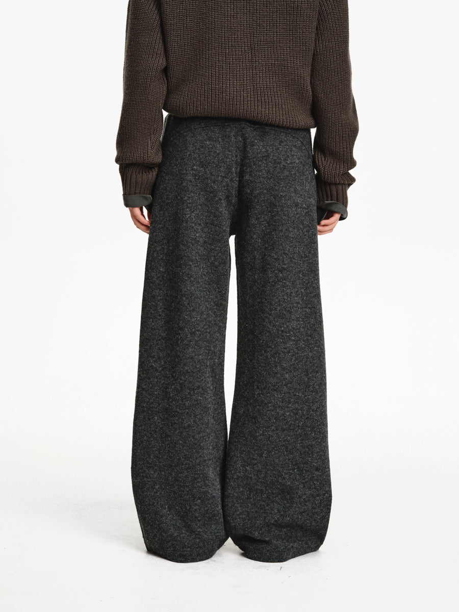 Drawstring Knit Casual Pants