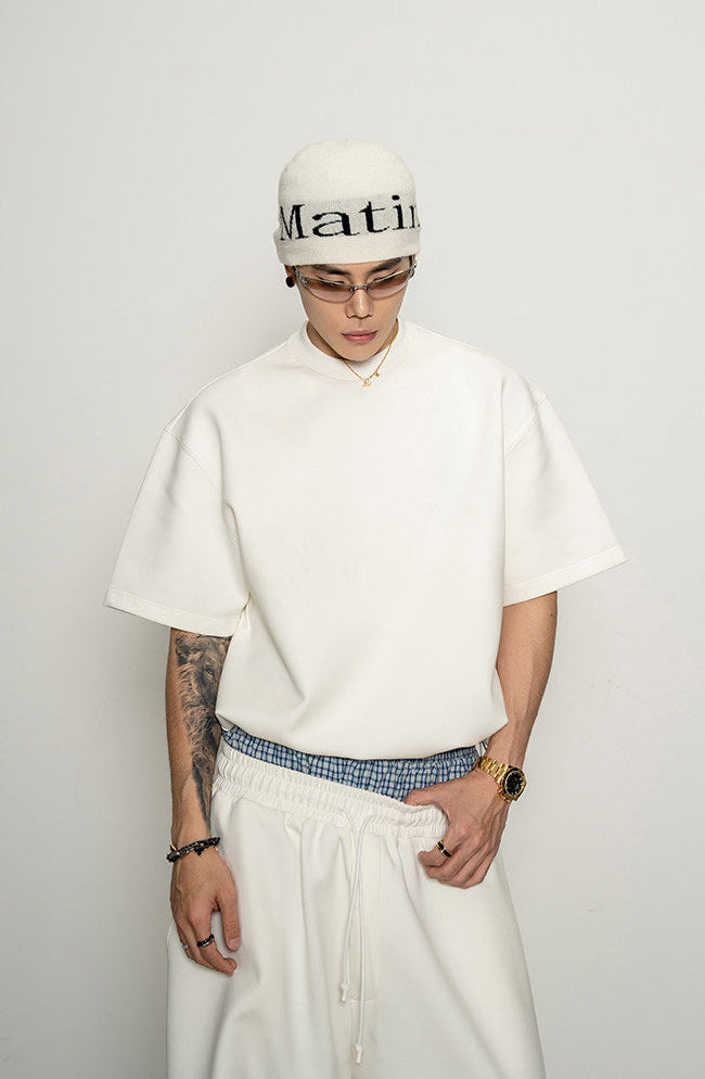 Adjustable-hem T-shirt