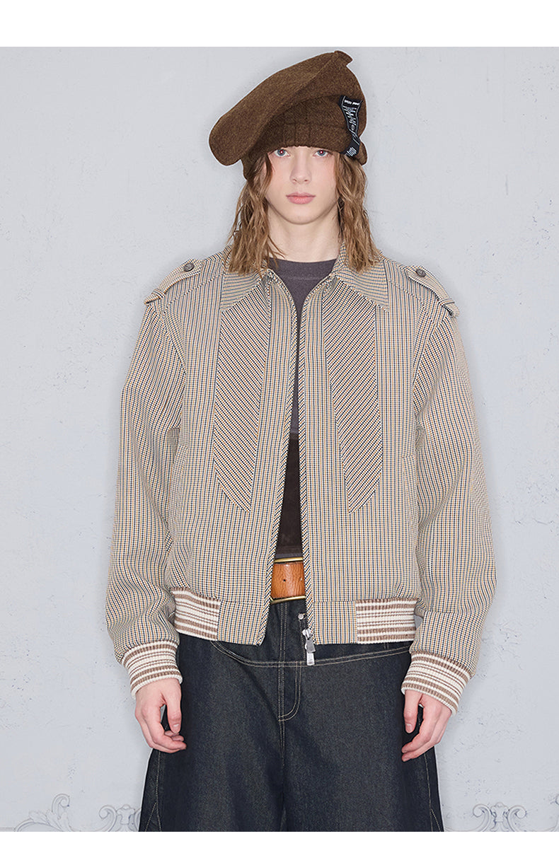 Small Check Pattern Jacket