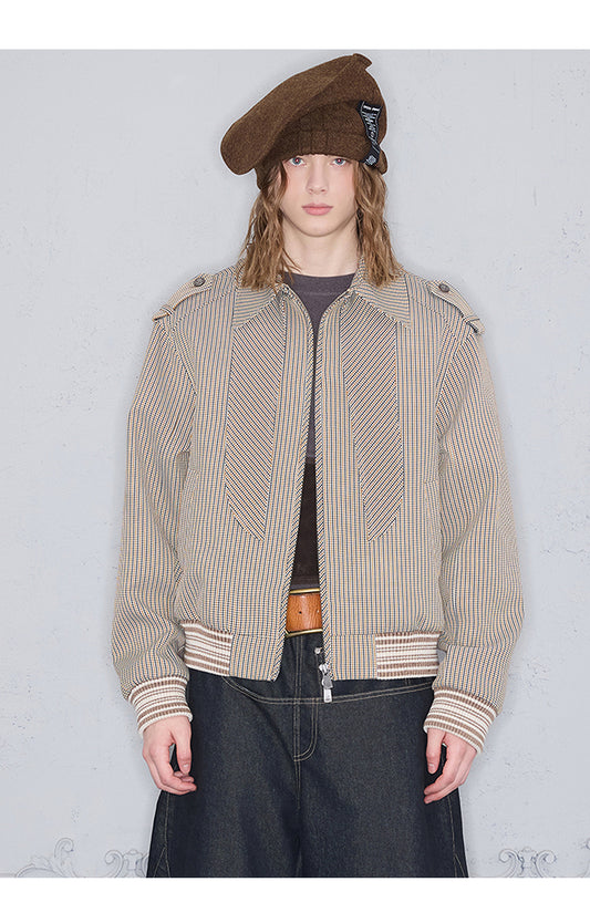 Small Check Pattern Jacket