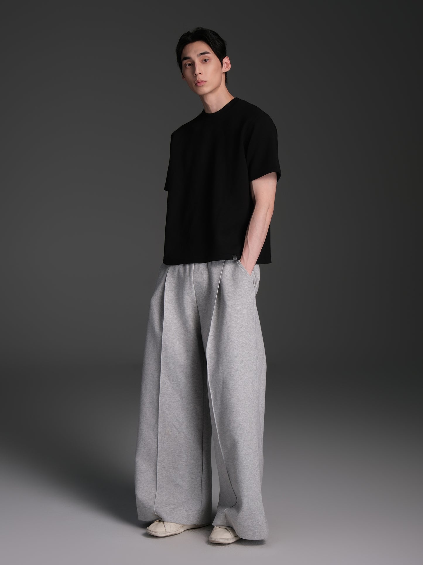 A-Line Wide Leg Sweatpants