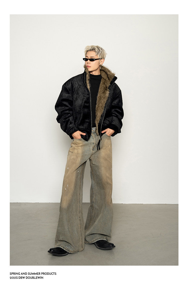 Hand-Splashed Wash Jeans